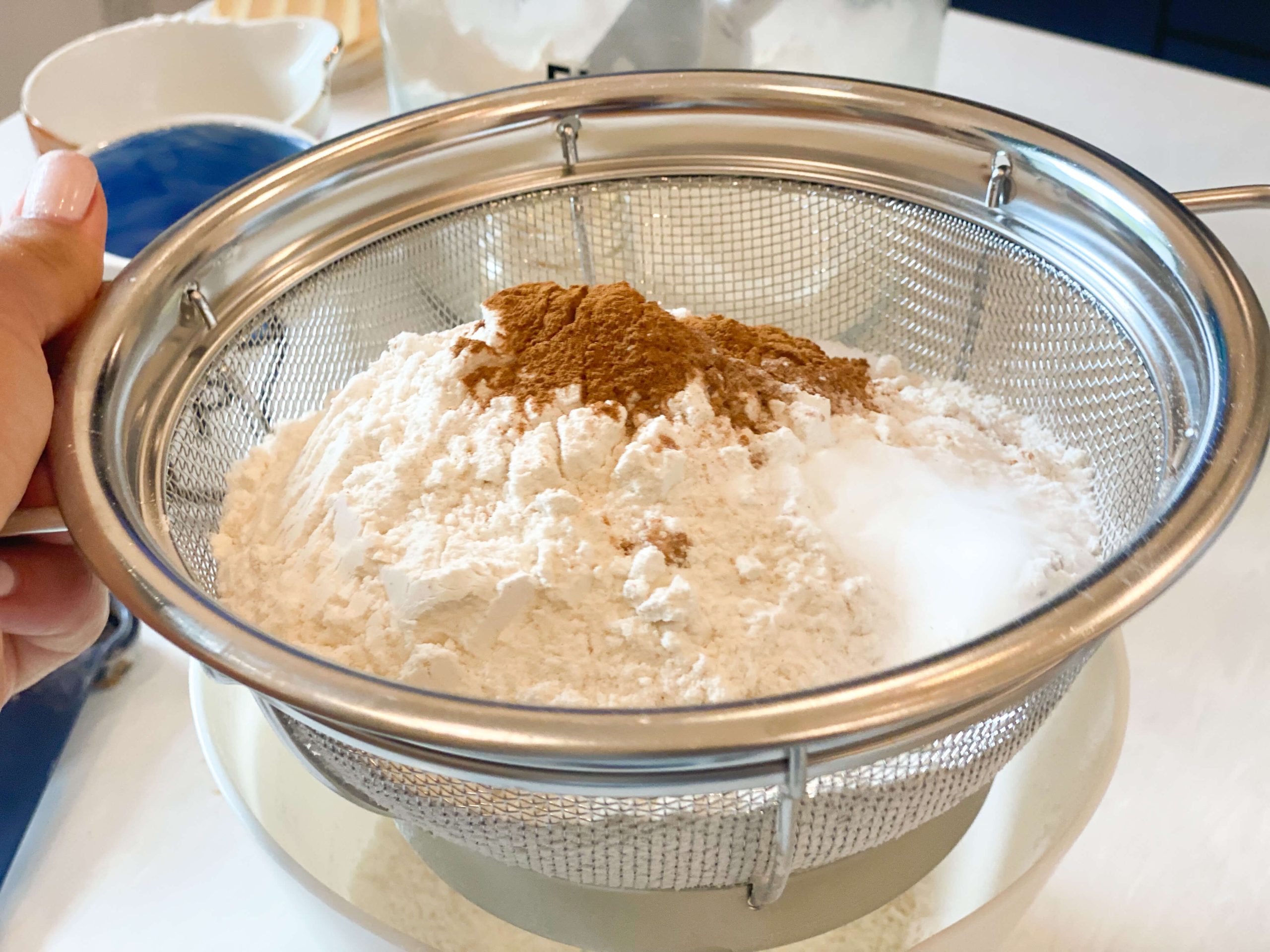 dry ingredients sifted